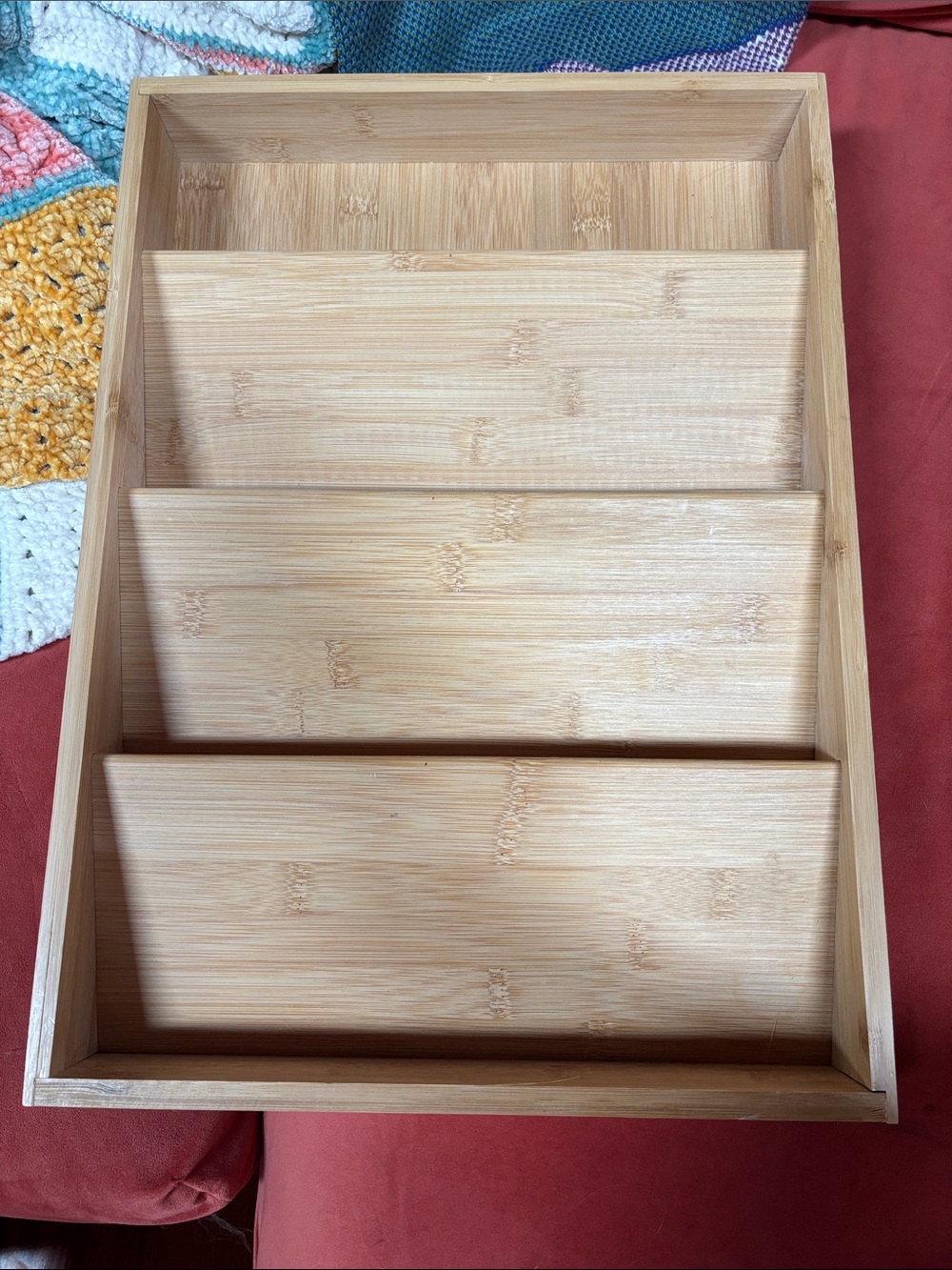 Bamboo Tiered Drawer Spice Rack - Natural